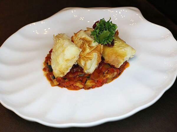 Ирис - Треска на овощной подушке