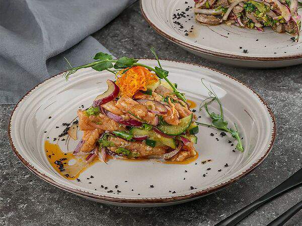 Кафе Миндаль - Хе из лосося