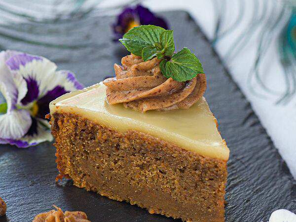 Кофейня 8512 - Морковный пирог с апельсиновой глазурью