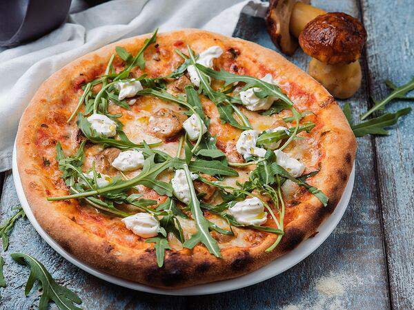 Маймун - Пицца с белыми грибами