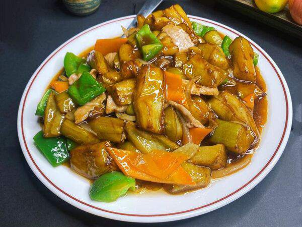 Лунзян - 163/2 Баклажан с мясом в соусе