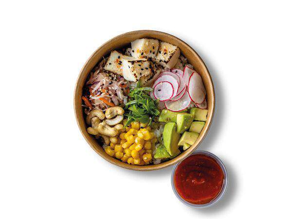 Ред-Буфет - Жареный тофу в соусе сладкий чили