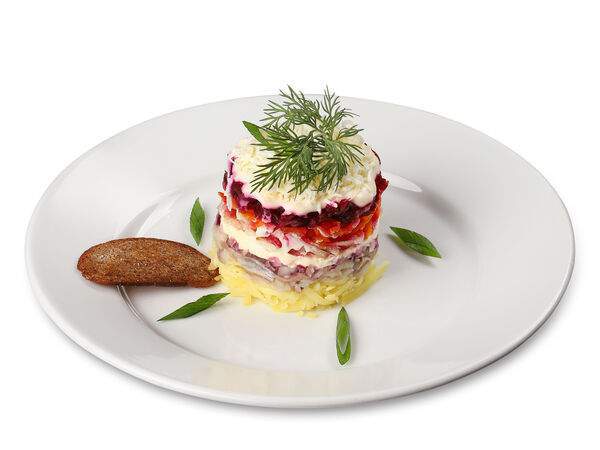 Чебуречная Брынза - Салат Сельдь под шубой