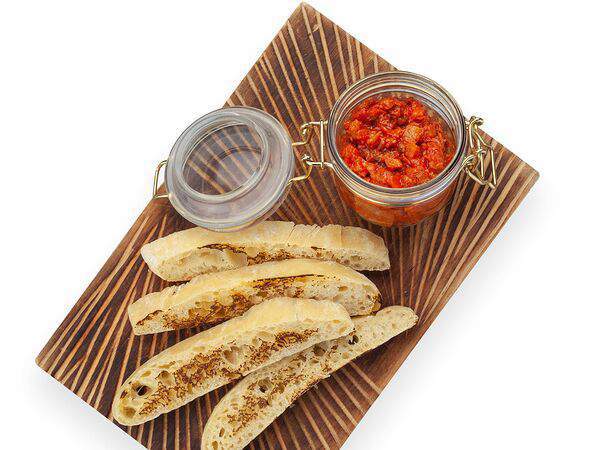 Da - Баклажановая икра с обожжённым хлебом