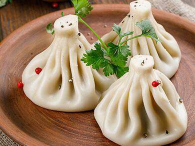 Казан Мангал Kazan Mangal - Хинкали с бараниной