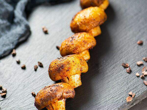 Шашлык №1 - Шампиньоны на мангале