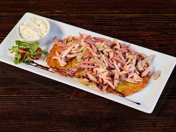 Паб #ПП - Драники с теплым мясным ассорти
