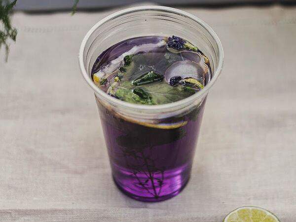 Poke dealer - Лимонад Синий чай-имбирь