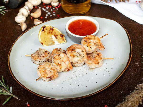 Угли - Креветки на гриле