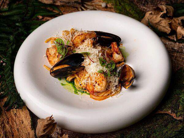 Red wall - Паста с морепродуктами