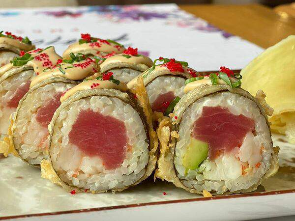 Море в коробке - Ролл Хрустящий токио