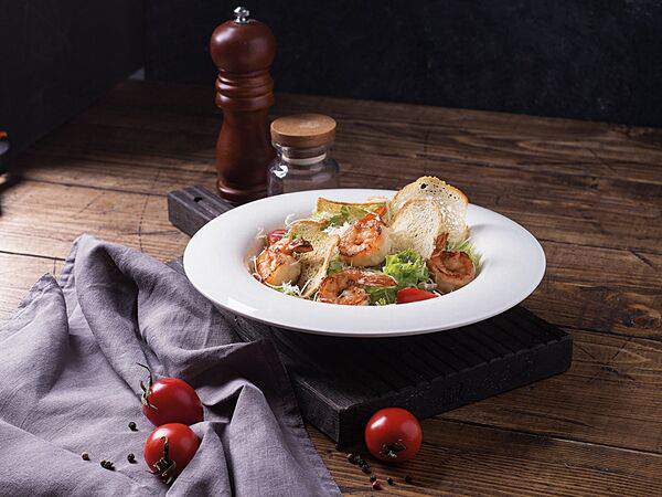 Хлебные истории - Цезарь с креветками