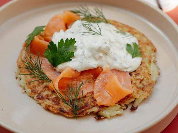 Птичка - Драник с лососем