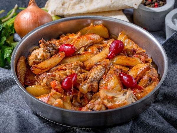 Новорижская застава - Цыпленок, жаренный на сковороде