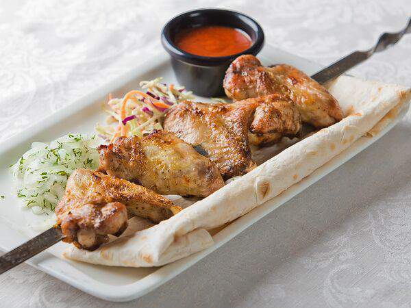 Гриль-бар Канистра - Шашлык из куриных крылышек