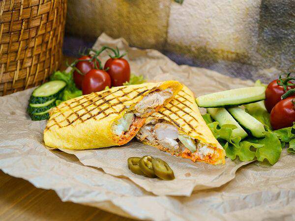 Та самая шаурма - Шаурма в сырном лаваше