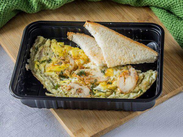 Street market - Омлет с курицей