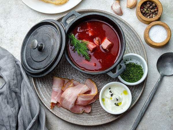 Лето на поляне - Борщ Домашний с говядиной