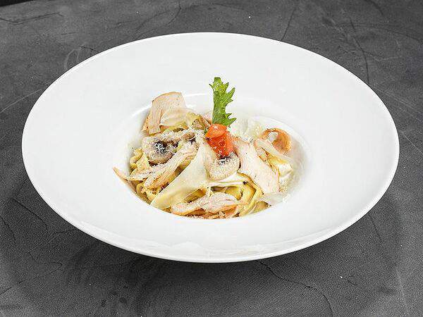Мишлен - Паста с курицей и грибами
