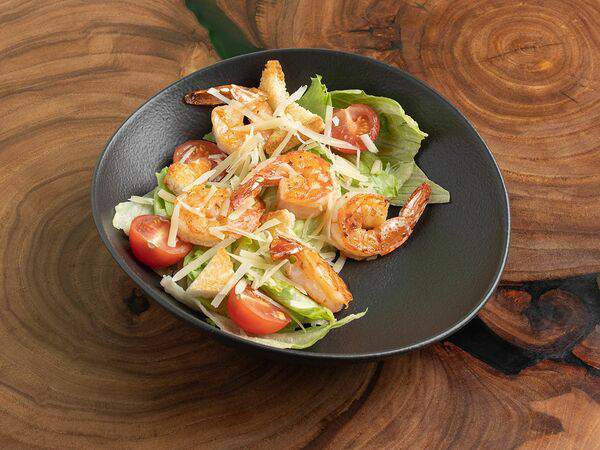 Сытый Дом - Салат Цезарь с креветками