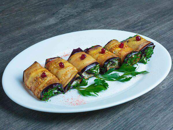 Сулугуни - Баклажаны по-грузински