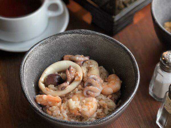 Тако - Жареный рис с морепродуктами