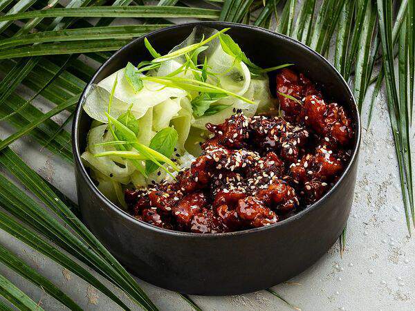 Yoki Cafe - Цыпленок терияки с кокосовым рисом