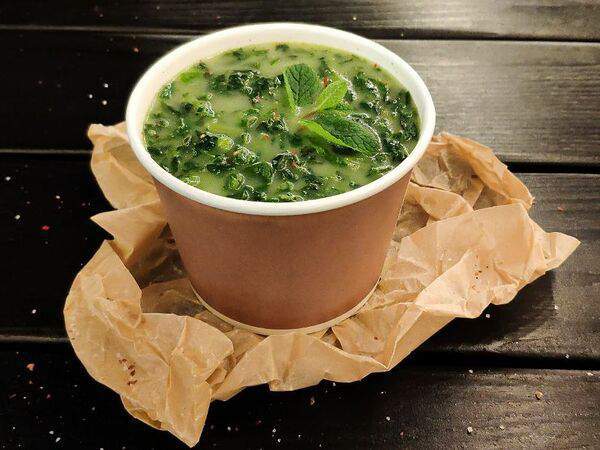 BulbaFrites - Сливочный суп из шпината