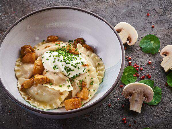 Eshak - Вареники с картофелем и грибами