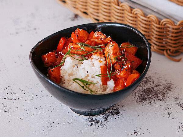 Фудзи - Курица в кисло-сладком соусе с ананасом