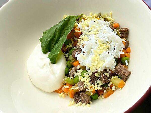 Ресторан 101 - Оливье с говядиной