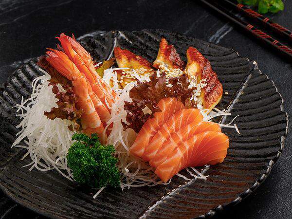 Баклажан Горьковская - Сашими с угрем