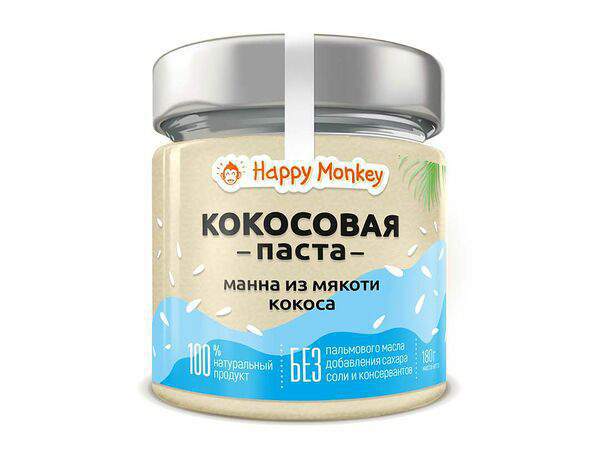 Happy monkey - Десерт Манна из мякоти кокоса