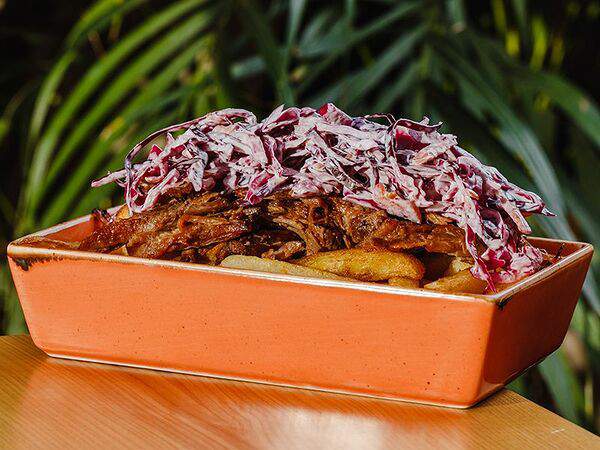 Chado Burger Bar night - Картофель с рванной говядиной