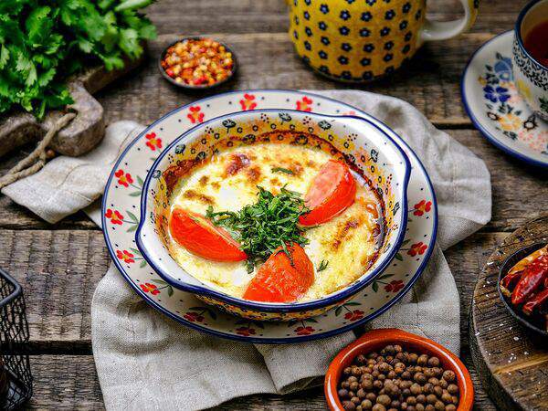 Брынза - Сулугуни с томатами