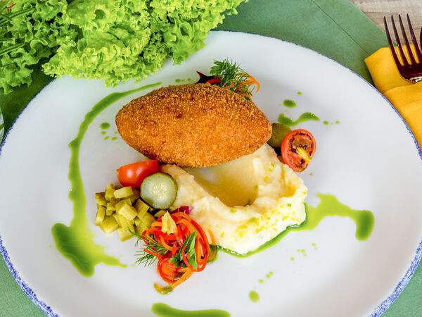 Жемчужина - Котлета по-киевски с пюре