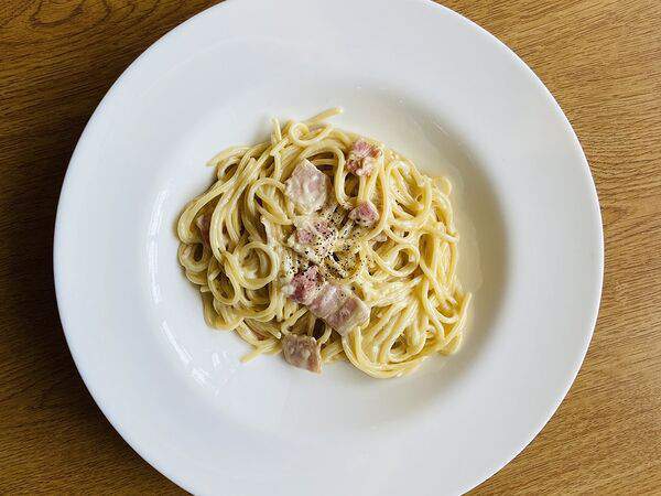 Изюм - Спагетти Карбонара