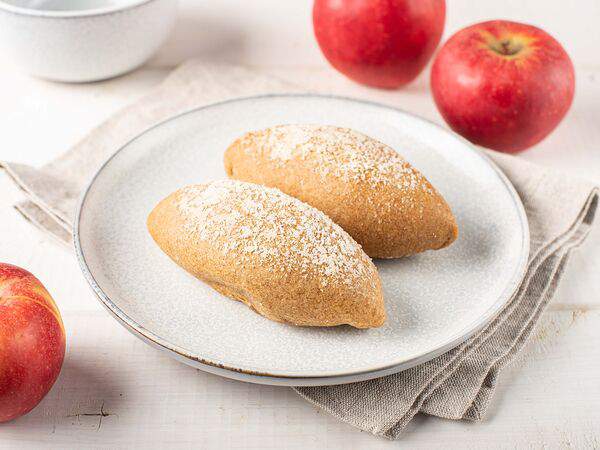 Бахетле - Пирожок бездрожжевой ржаной с яблоком