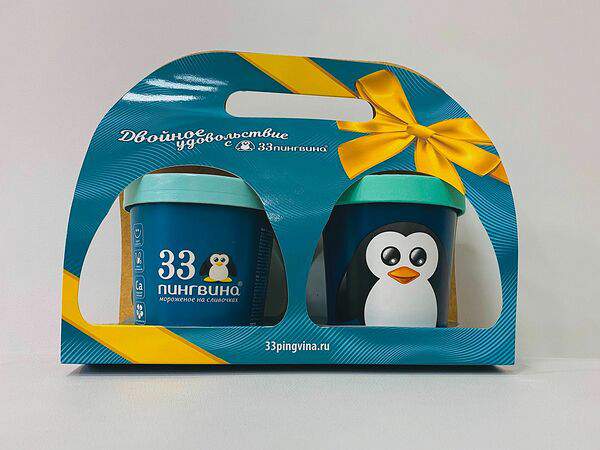 33 Пингвина - Подарочный набор из двух ведерок