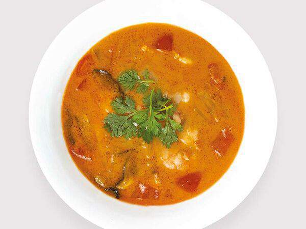 Самое популярное кафе - Суп Том ям с креветками