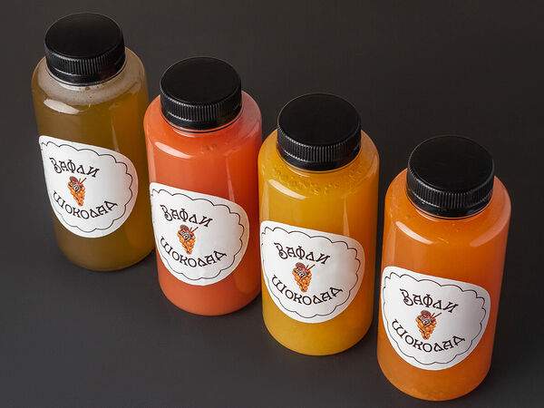 Вафли и шоколад - Свежевыжатые соки