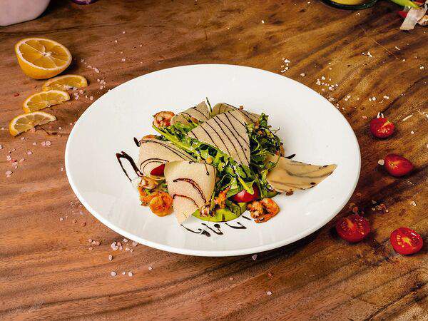 Долина солнца - Салат Руккола с креветками