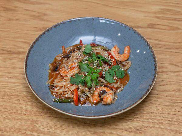 Bonjour Éléphant - Лапша удон с креветками