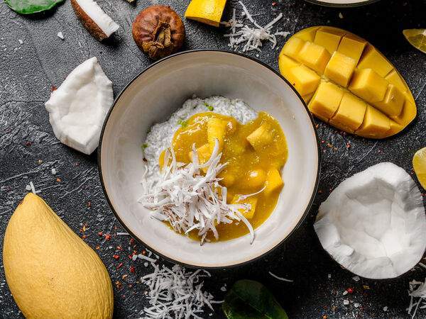 Spicy Band - Кокосовый пудинг с чиа и манго