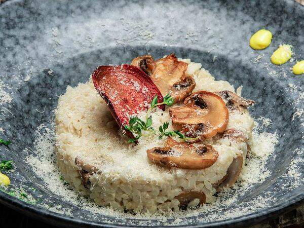 Парк - Ризотто с грибами и сыром Пармезан