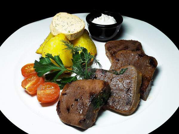 Хата - Телячий язык жареный