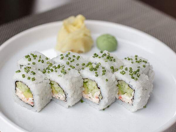 Per se - Ролл Калифорния с подкопченным крабом