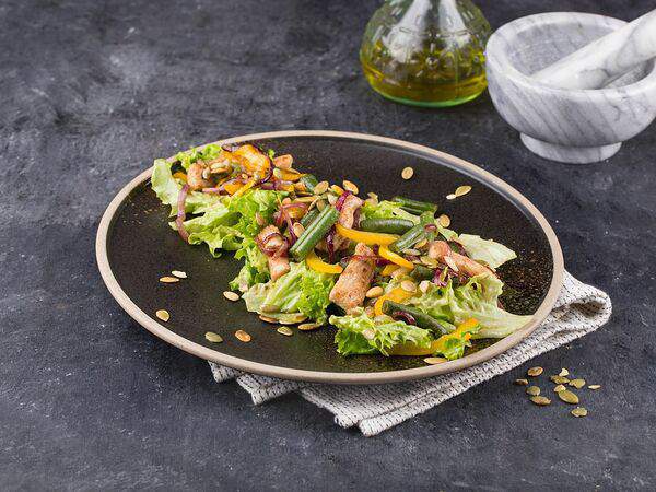 Хлебные истории - Теплый салат с индейкой