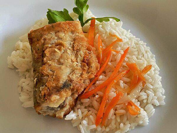 Ладная - Рыба жареная с рисом