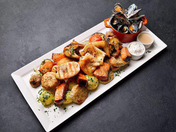 Британника - Рыбное ассорти на гриле